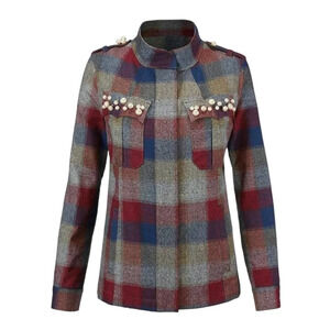 Cabi Collage Jacket with Pearls